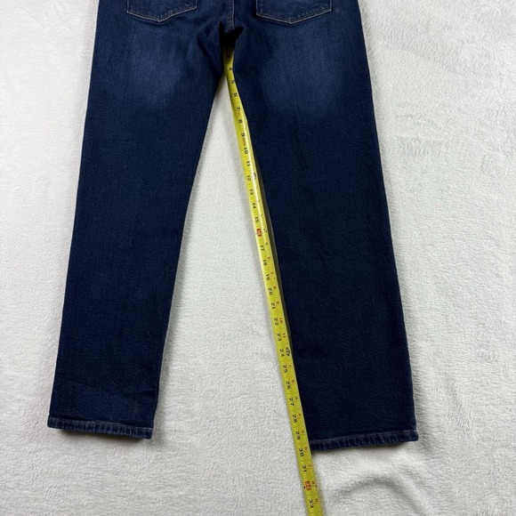 Mott & Bow Jeans Mens 34x30 Blue Slim Stretch Preppy Mid Rise Dark Wash Denim - Picture 14 of 16
